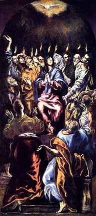[Pentecostés de El Greco ]
