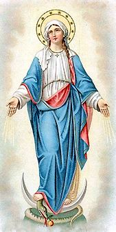 [Virgen de la Inmaculada Concepción. Estampa antigua]