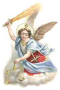 Corona angélica del arcángel San Miguel