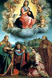 [Virgen con cuatro santos de Andrea del Sarto]